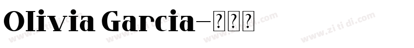 Olivia Garcia字体转换